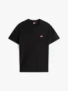 Tommy Hilfiger TJM REG BADGE TEE EX, BDS Siyah Erkek T-Shirt & Polo