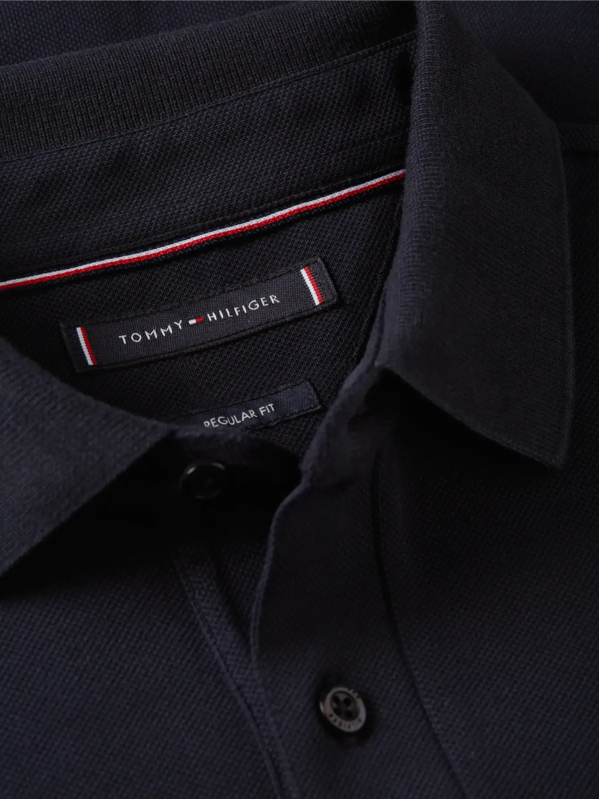 Tommy Hilfiger HILFIGER CHEST INSER, DW5 Siyah Erkek T-Shirt & Polo