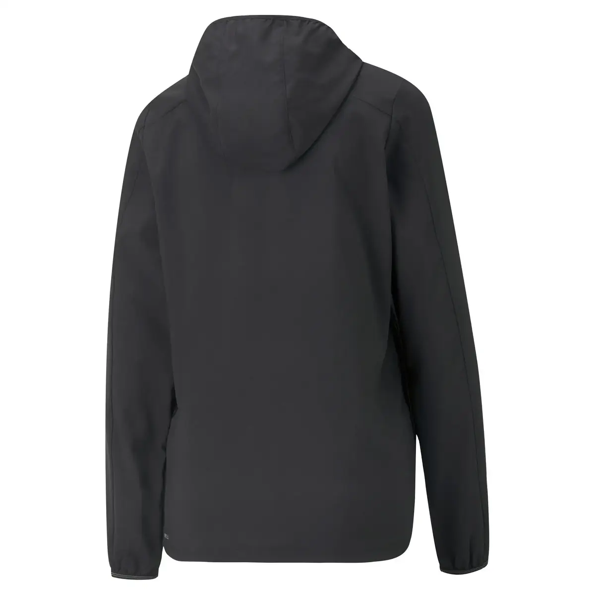 Puma Run Woven Hooded Jacket W Siyah Kadın Kapüşonlu Spor Ceketi