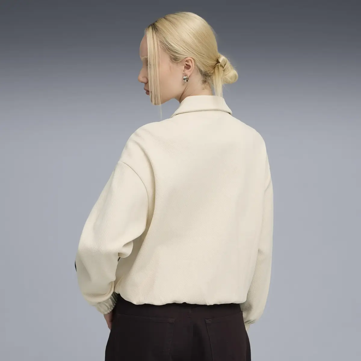 Puma T7 Relaxed Track Jacket Krem Kadın Ceket