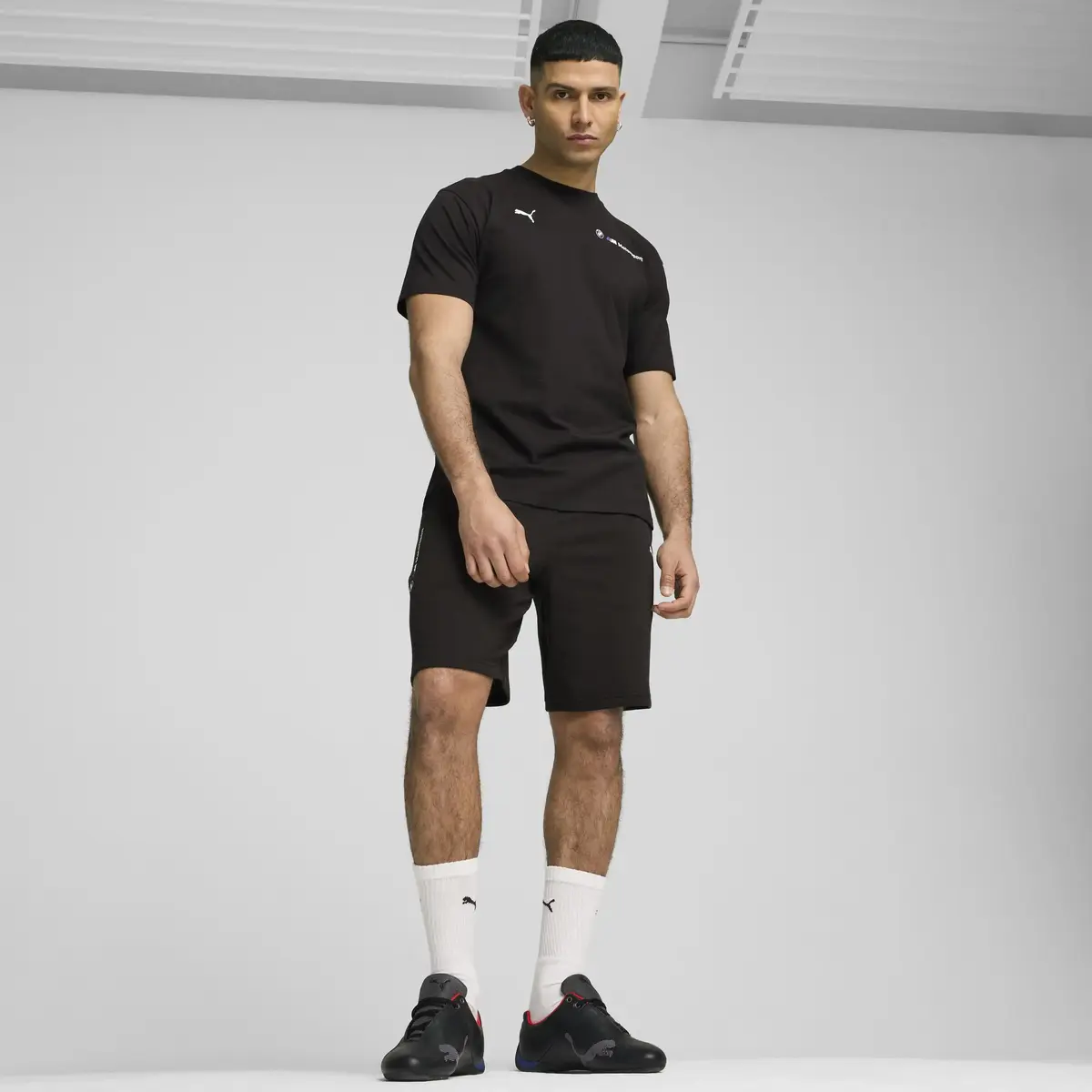 Puma BMW MMS ESS+ SHORTS FT Siyah Erkek Şort