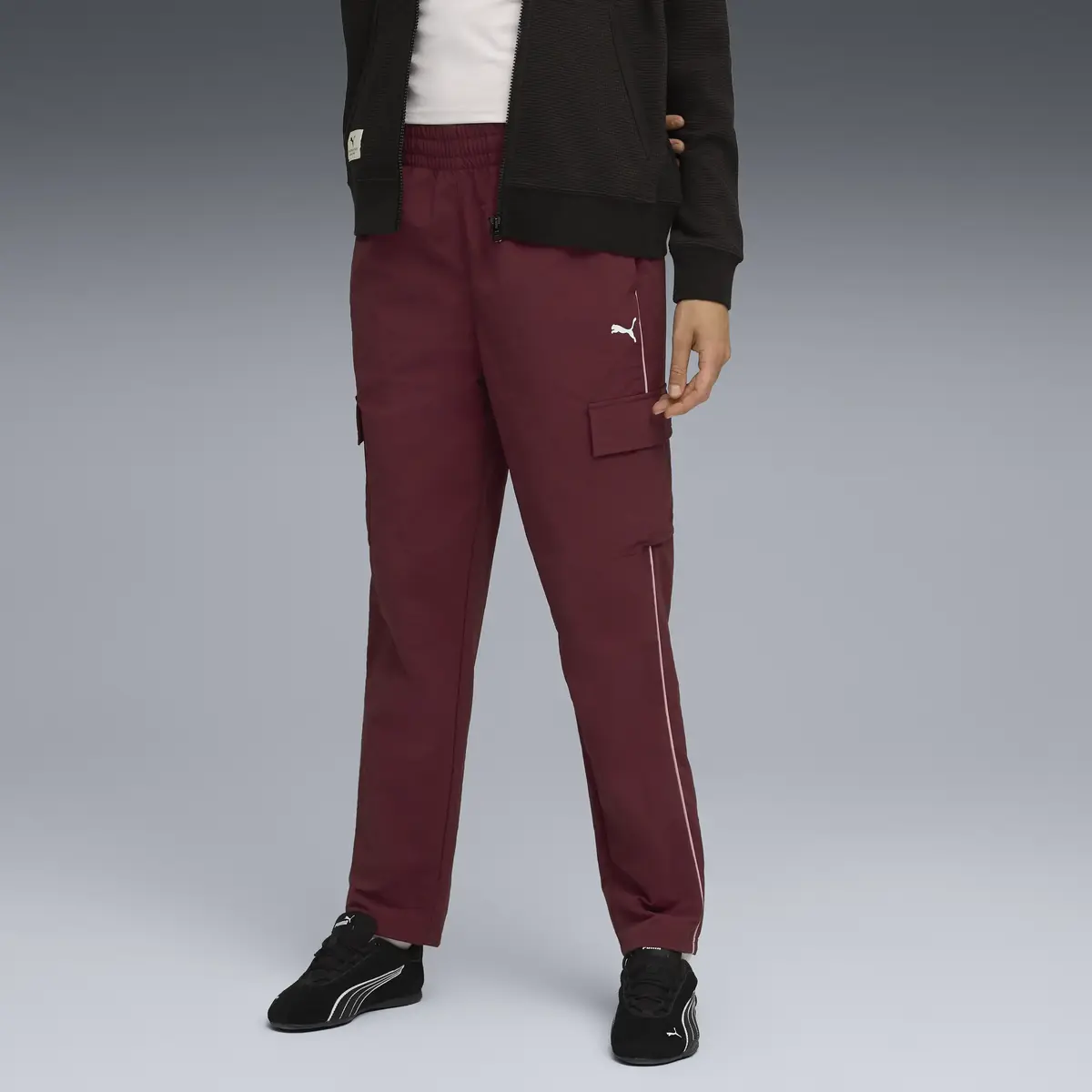 Puma SPORT Woven Cargo Pants Bordo Kadın Pantolon