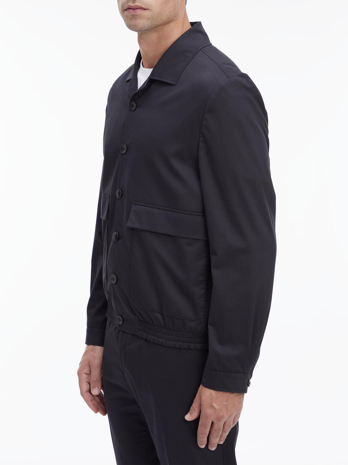 Calvin Klein COTTON SEACELL TAILO Erkek Siyah Blazer