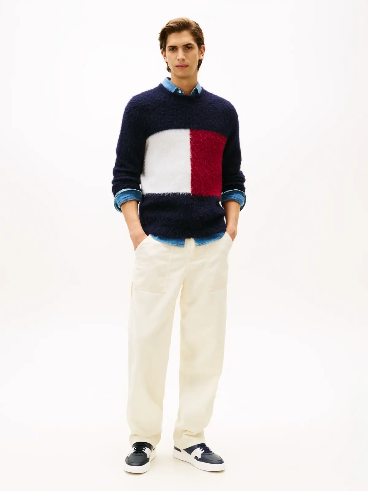 Tommy Hilfiger TH COURT CRAFT LTH M, DW5 Siyah Erkek Günlük Spor Ayakkabı