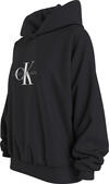 Calvin Klein MONOLOGO OVERSIZED H Kadın Siyah Hoodie