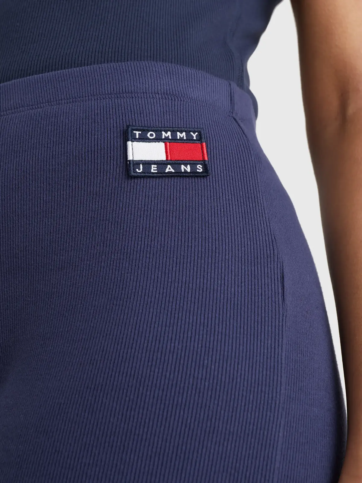 Tommy Hilfiger TJW RIB BADGE FLARE Kadın Antrasit Tayt
