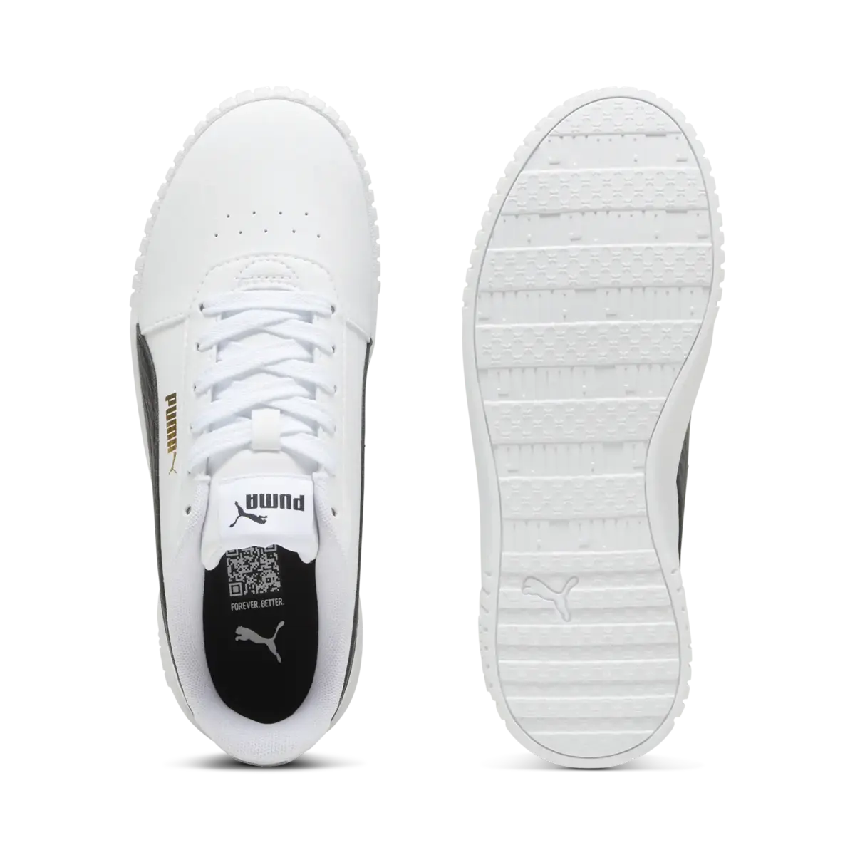 Puma Carina 2.0 Zebra Jr Beyaz Kadın Spor Ayakkabı & Sneaker