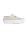 Calvin Klein VULC FLATF JACQUARD, 0GA Bej Tamamı Logolu Kadın Sneaker