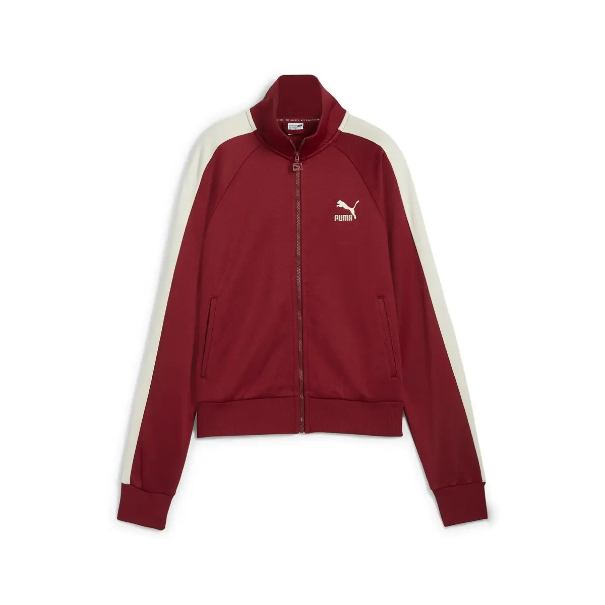 Puma ICONIC T7 Track Jacket Bordo Kadın Sweatshirt