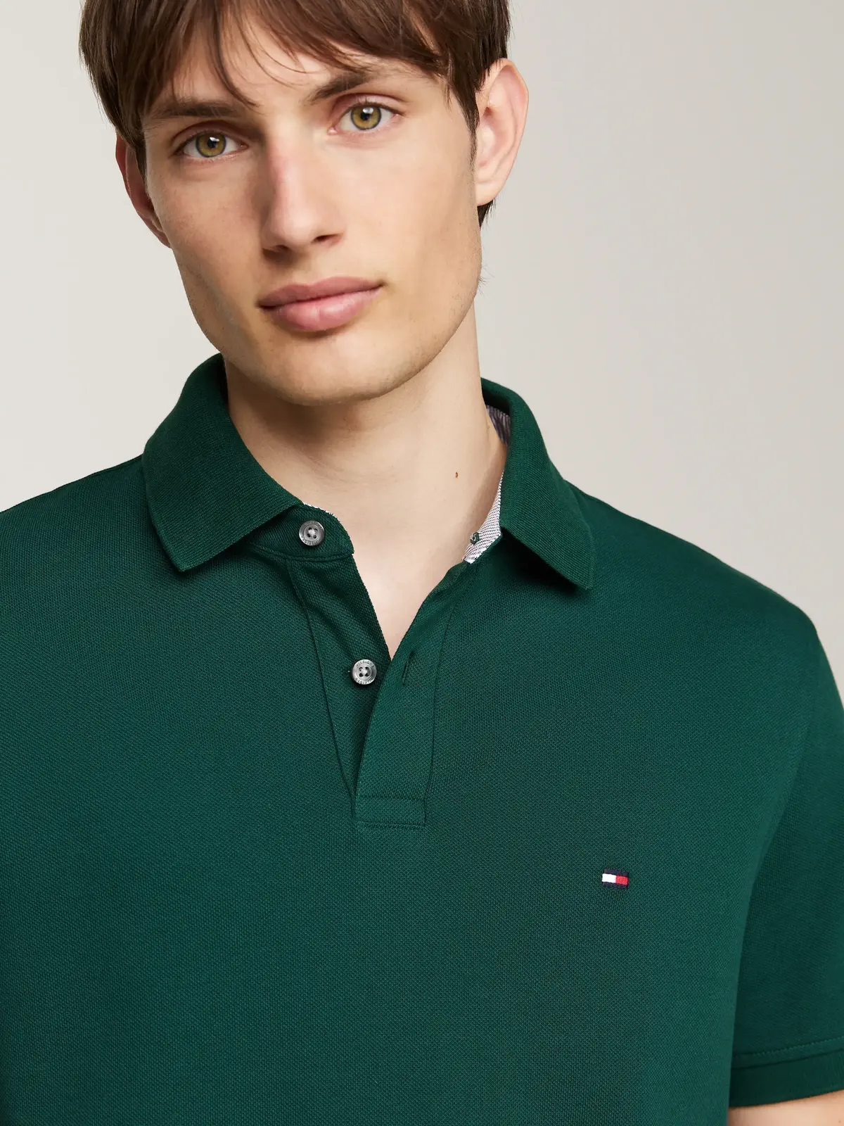 Tommy Hilfiger 1985 REGULAR POLO Erkek Yeşil T-Shirt