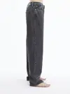 Calvin Klein 90s STRAIGHT Kadın Antrasit Kot Pantolon