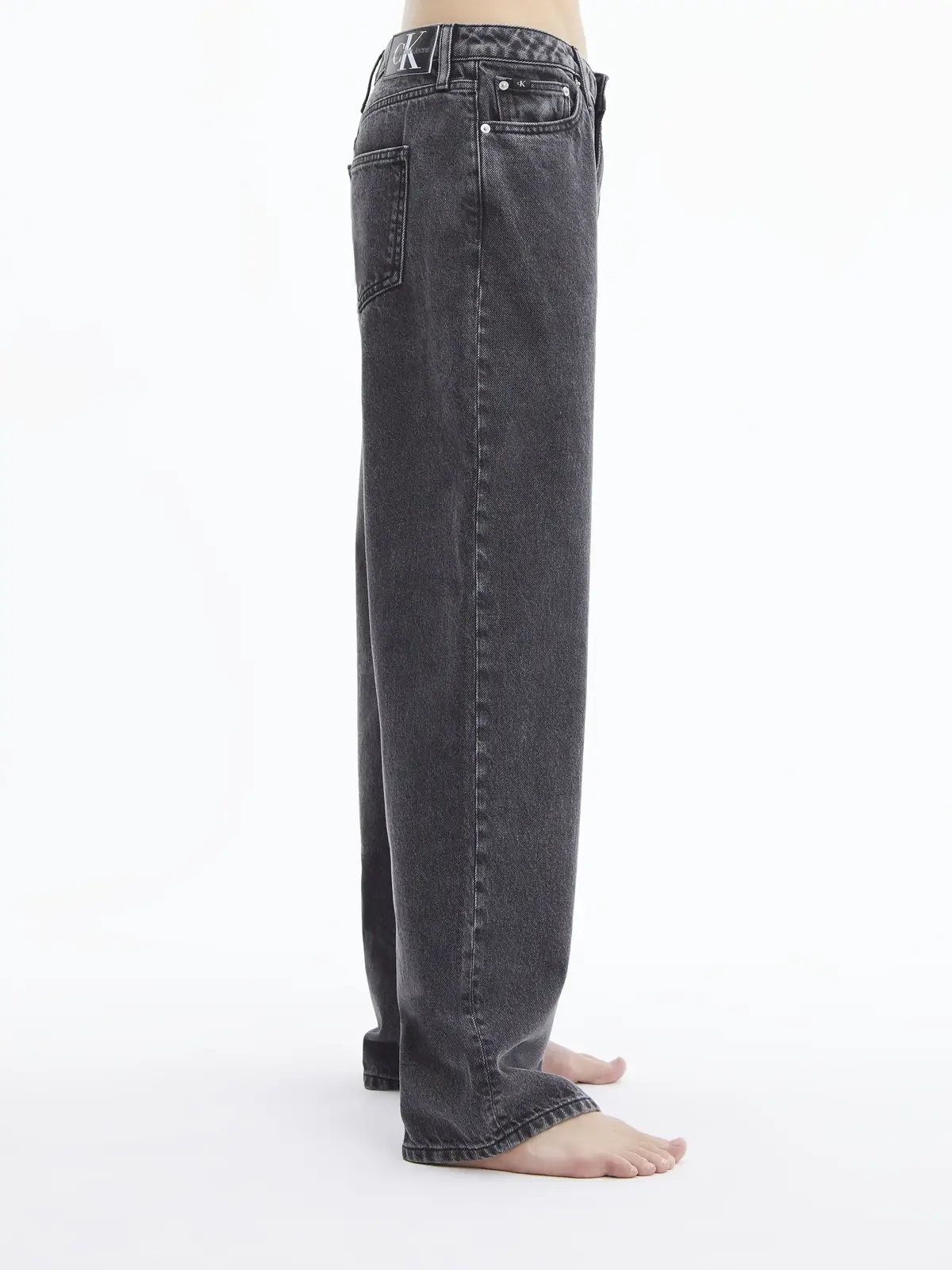Calvin Klein 90s STRAIGHT Kadın Antrasit Kot Pantolon