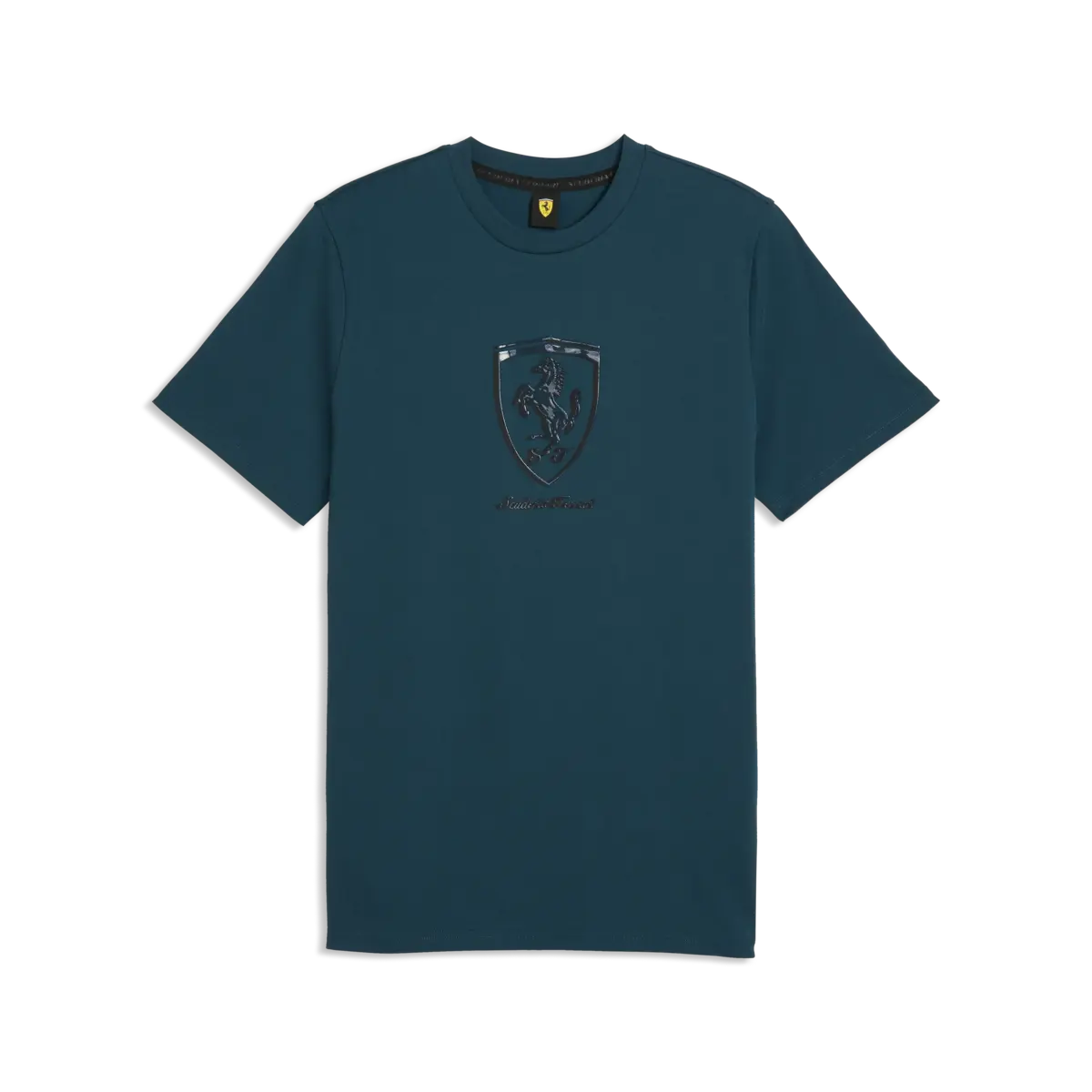 PUMA Ferrari Tonal Shield Tee Yeşil Erkek T-Shirt
