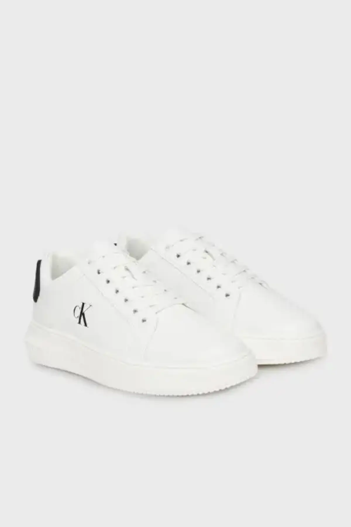 Calvin Klein CHUNKY CUPSOLE RU PATCH LTH Beyaz Erkek Günlük Spor Ayakkabı