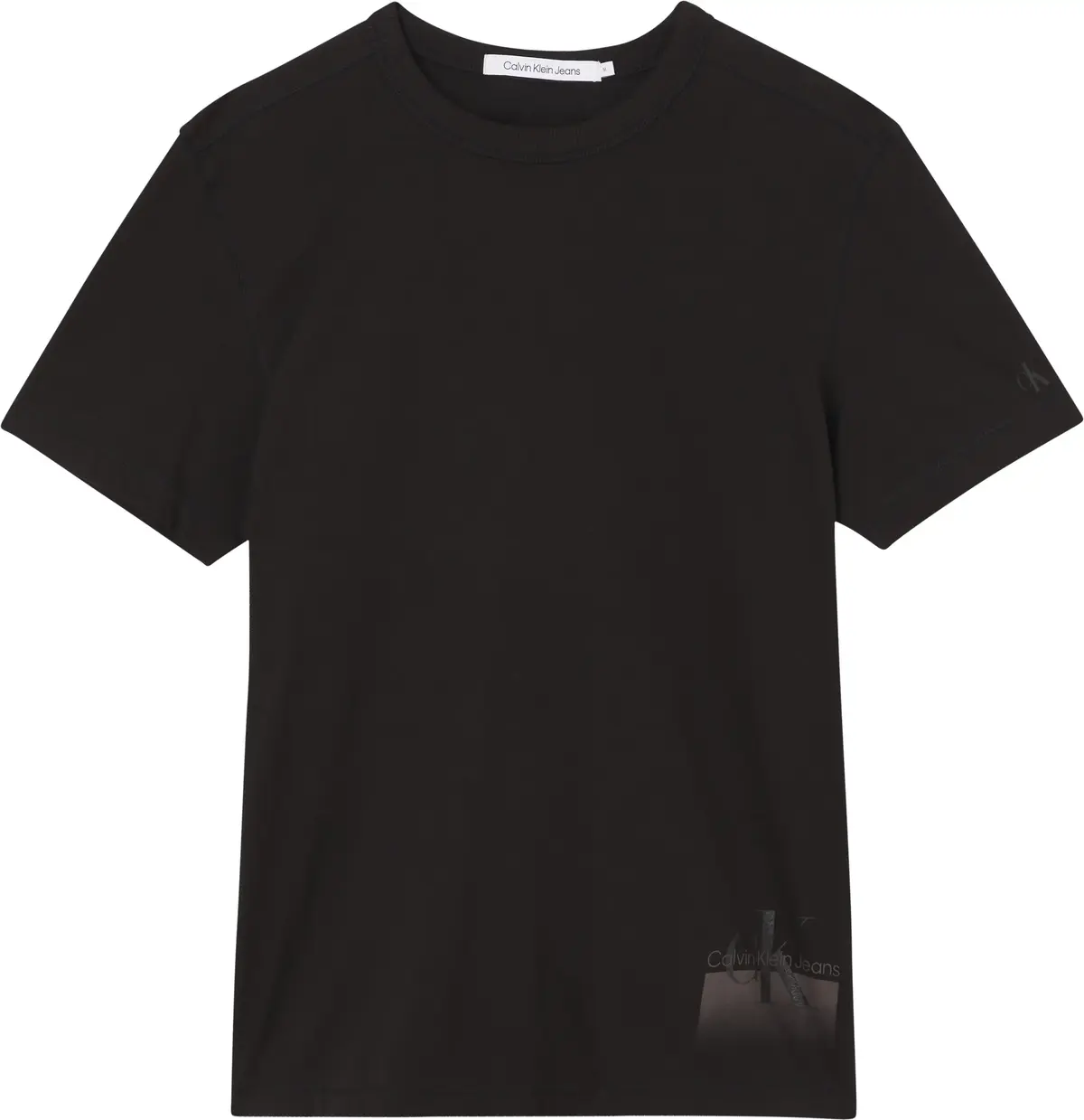 Calvin Klein MONOLOGO GRADIENT BO Erkek Siyah T-Shirt