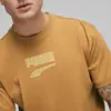 Puma Downtown Logo Tee Bej Erkek T-Shirt