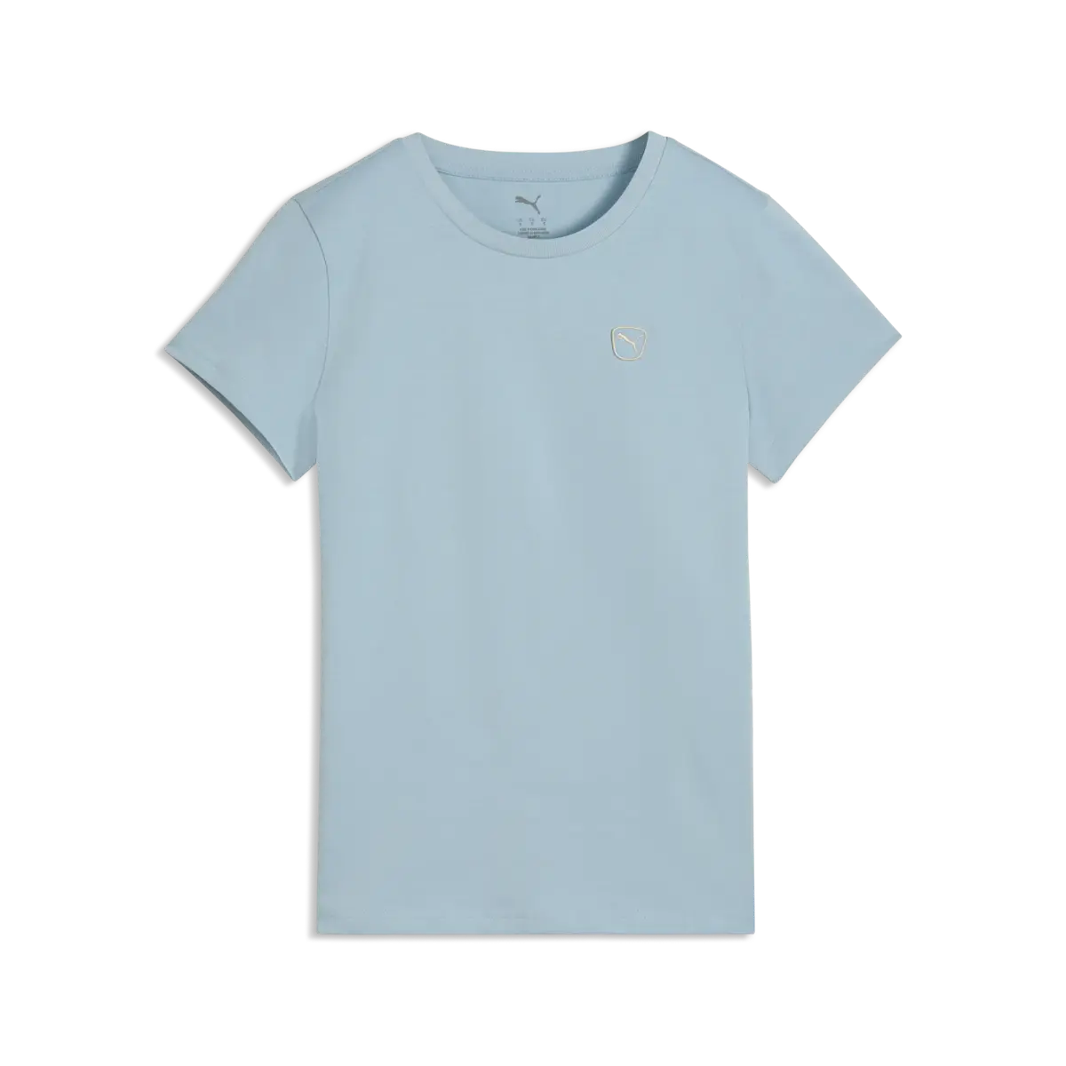 Puma ESS ELEVATED Tee TK W Turkuaz Kadın T-Shirt