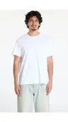 Calvin Klein SS 20s CK DEBOSS MONO GRAPHIC TE Beyaz Erkek Tişört