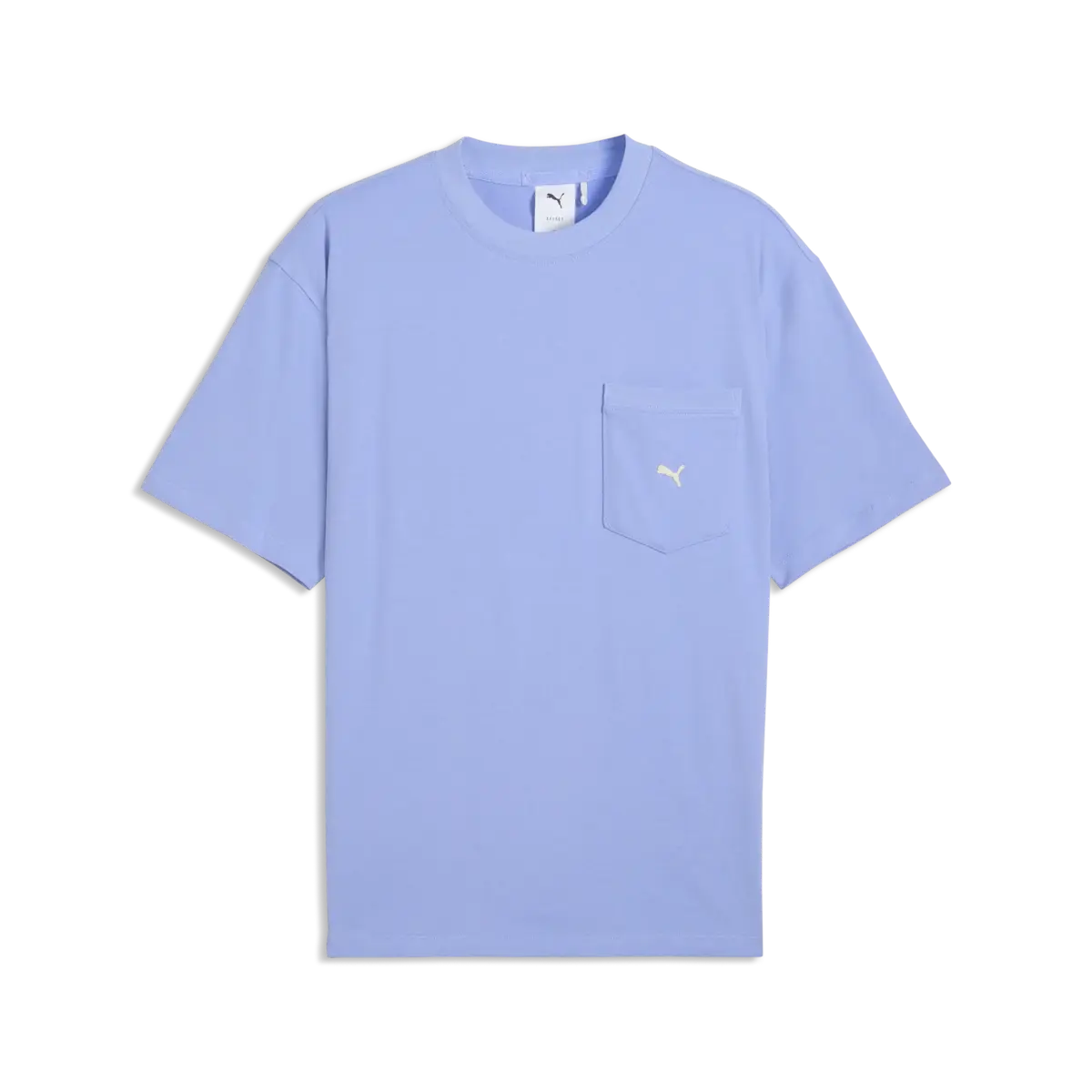 Puma SELECT Essentials Pocket Tee Mavi Erkek T-Shirt