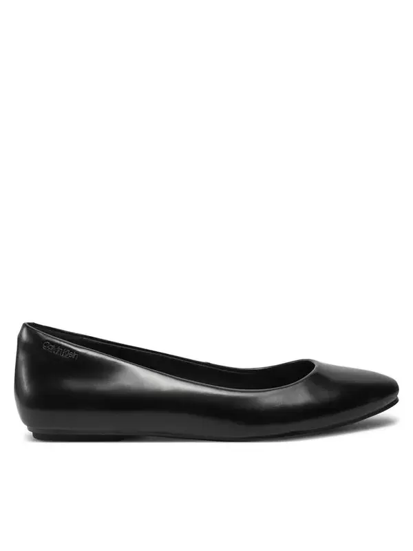 Calvin Klein CUPSOLE LACE UP HF P, BEH Siyah Kadın Babet Ayakkabı
