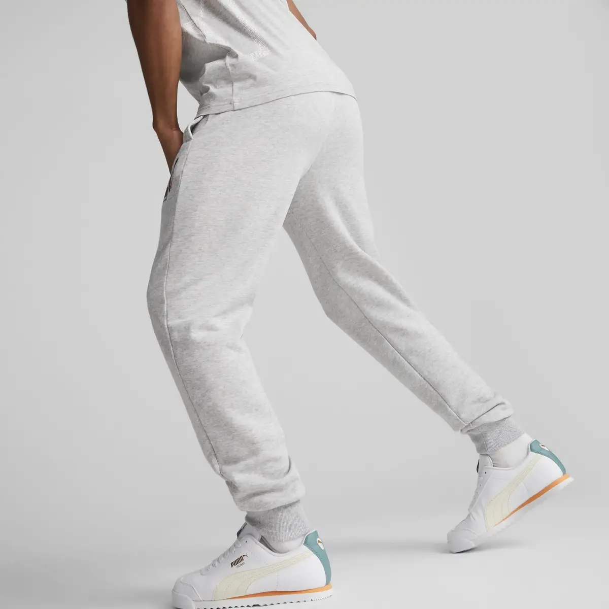 Puma CLASSICS GEN. Sweatpants FL Light Gri Erkek/Unisex Eşofman Altı