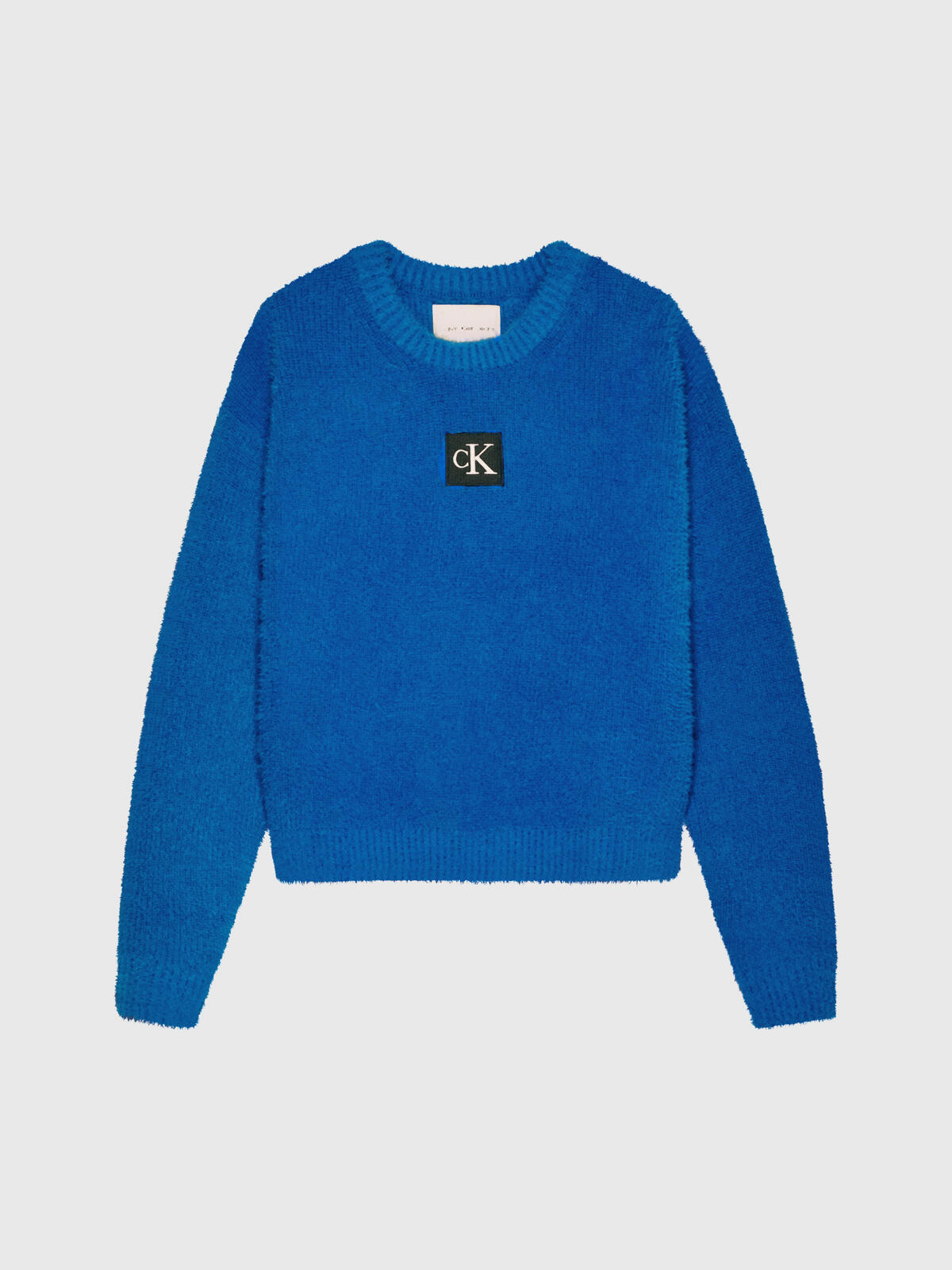Calvin Klein MONOGRAM SOFT SWEATE Kadın Mavi Kazak