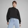 Puma CLASSICS Oversized Crew Siyah Kadın Sweatshirt