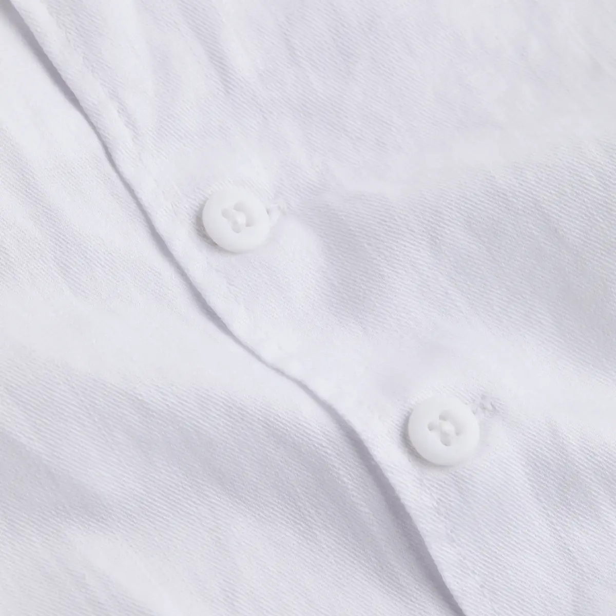 Calvin Klein SOFT LINEN TOP, YAA Beyaz Kadın Gömlek