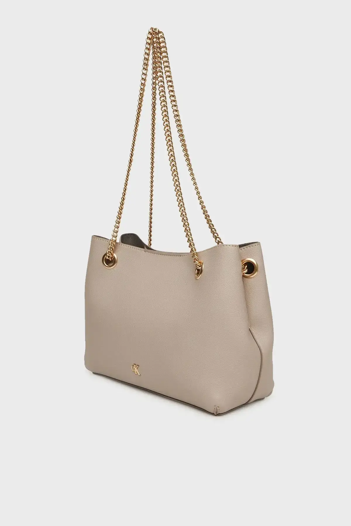 Calvin Klein MINIMAL MONOGRAM SHOULDER BAG WI Bej Kadın El Çantası