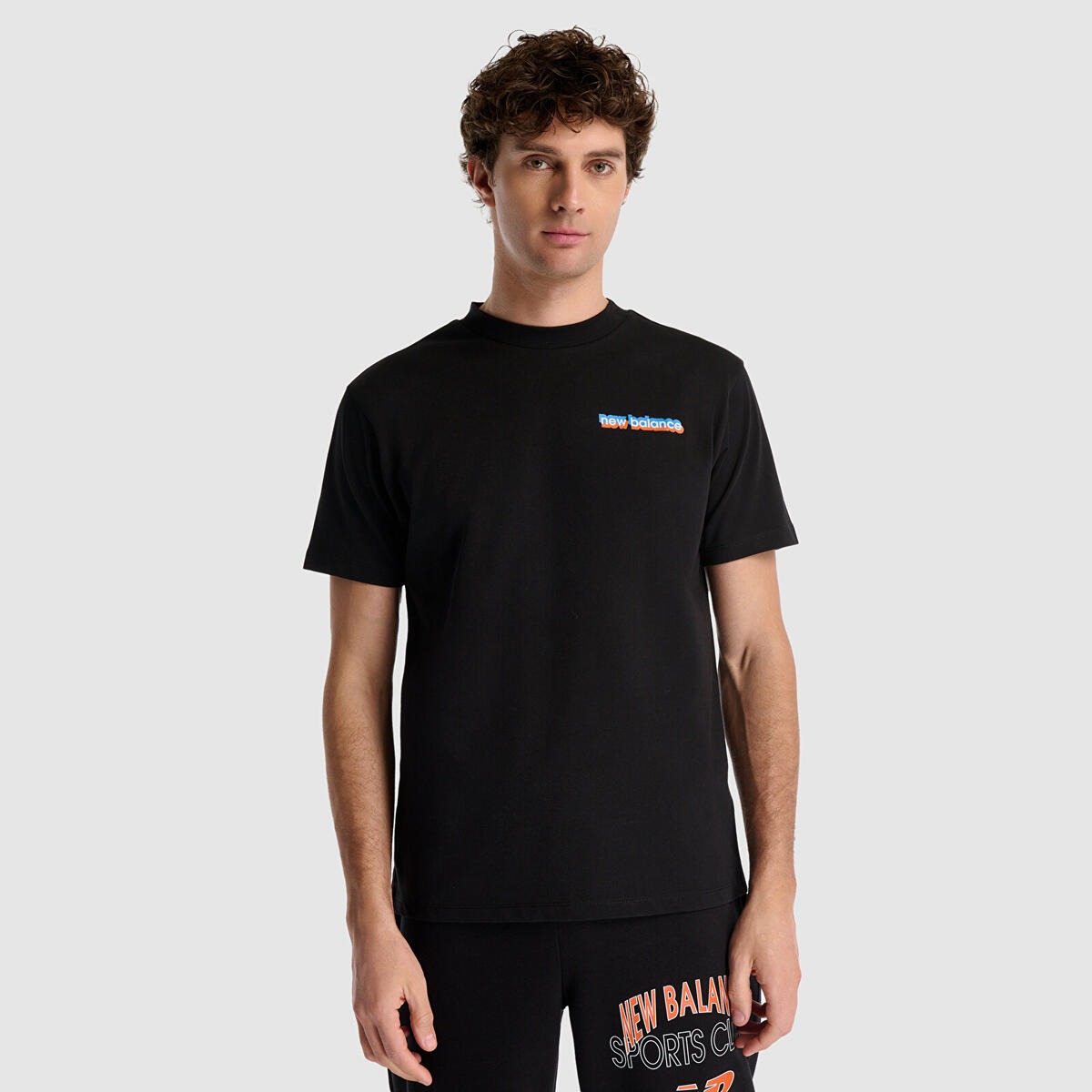 New Balance MNT1533 Erkek Siyah T-Shirt