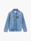 Calvin Klein RLXD DENIM JACKET MI Erkek Mavi Kot Ceket