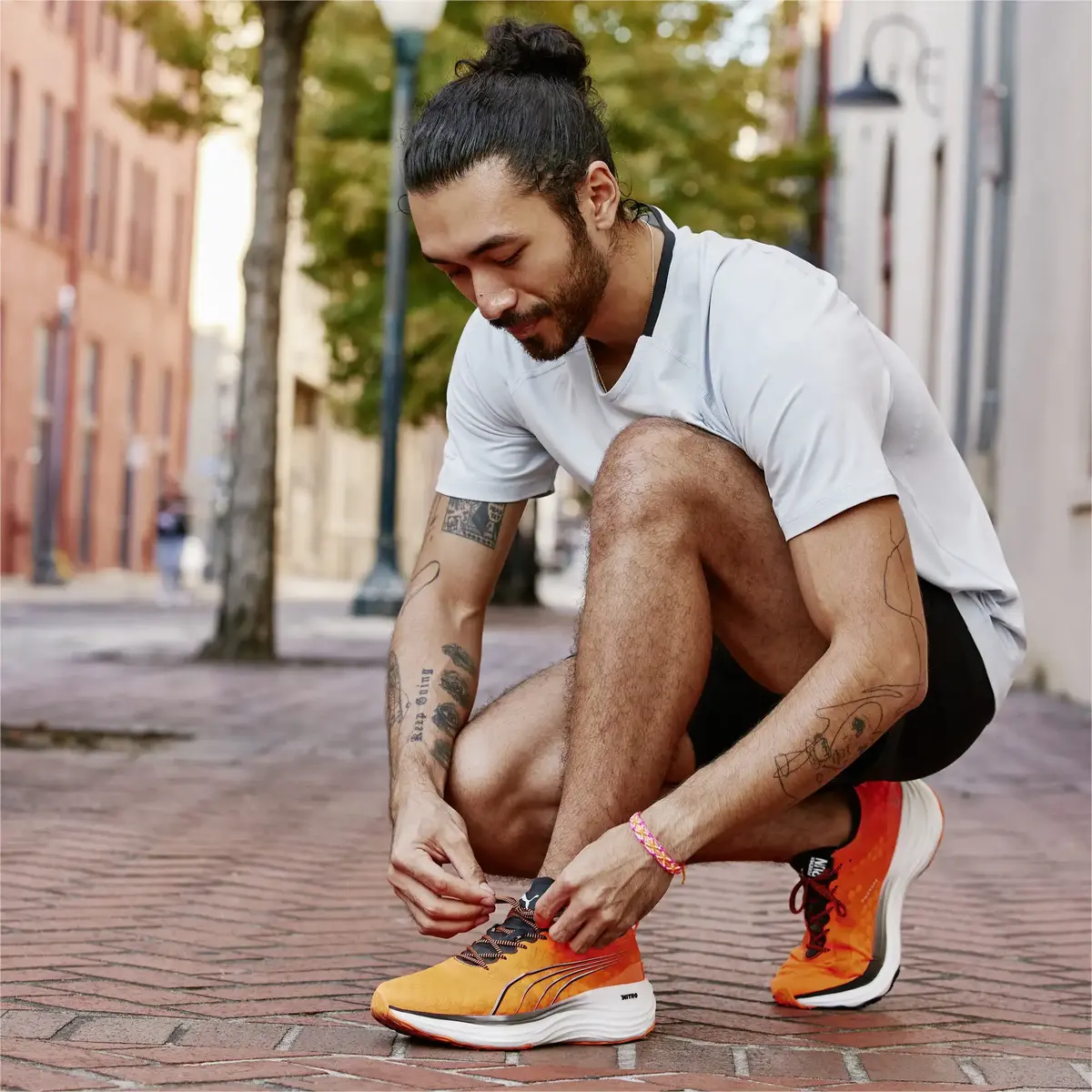 Puma ForeverRun Nitro Turuncu Erkek Koşu Ayakkabısı