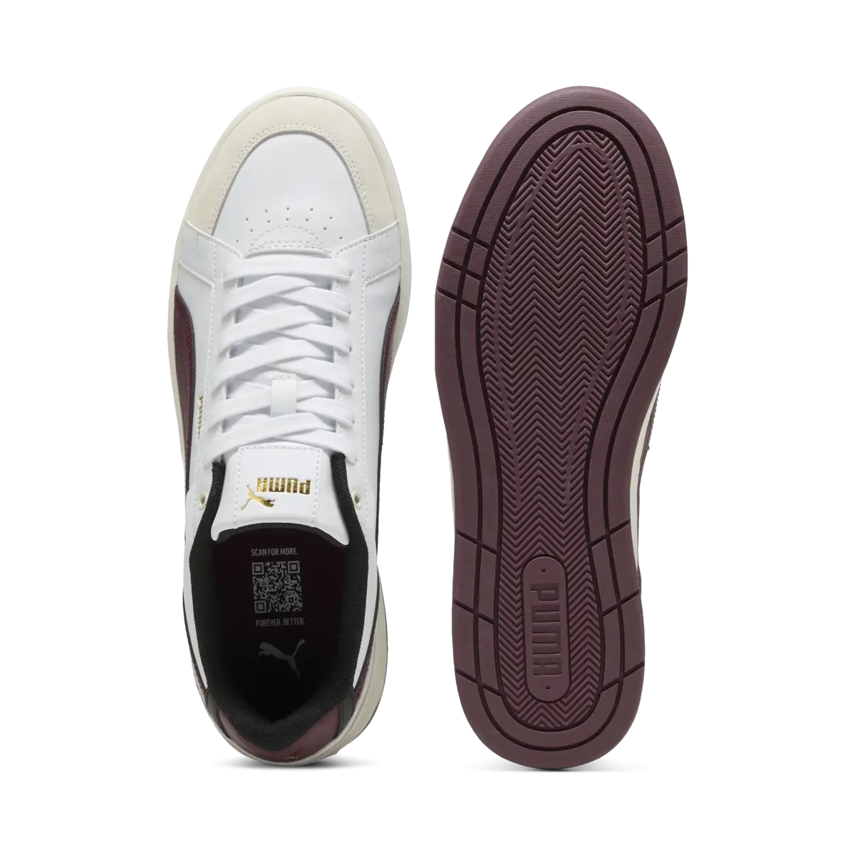 PUMA Court Classico Sport Erkek Beyaz Günlük Sneaker Ayakkabı