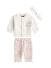 Tommy Hilfiger Bomber And Pant Set Giftbox Krem Kız ÇocukTakım
