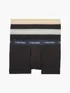 Calvin Klein LOW RISE TRUNK 3PK Erkek Siyah Boxer Set