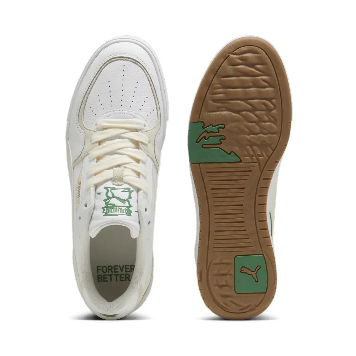 Puma CA Pro Crush Earth Beyaz Unisex Günlük Spor Ayakkabı