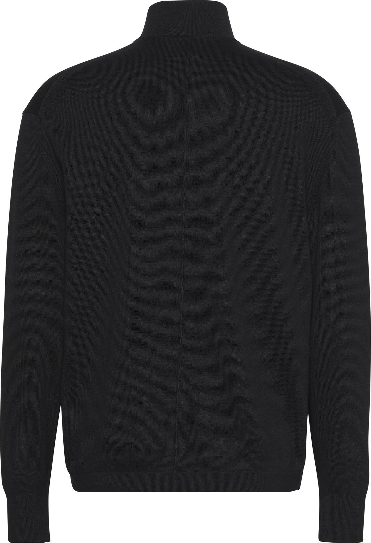 Calvin Klein LS SUPIMA QZ SWEATER 12GG Siyah Erkek Sweatshirt Calvin Klein LS SUPIMA QZ SWEATER 12GG Siyah Erkek Sweatshirt