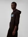 Calvin Klein LS EU 350TERRY CKNY Siyah Erkek Kapüşonlu Sweatshirt