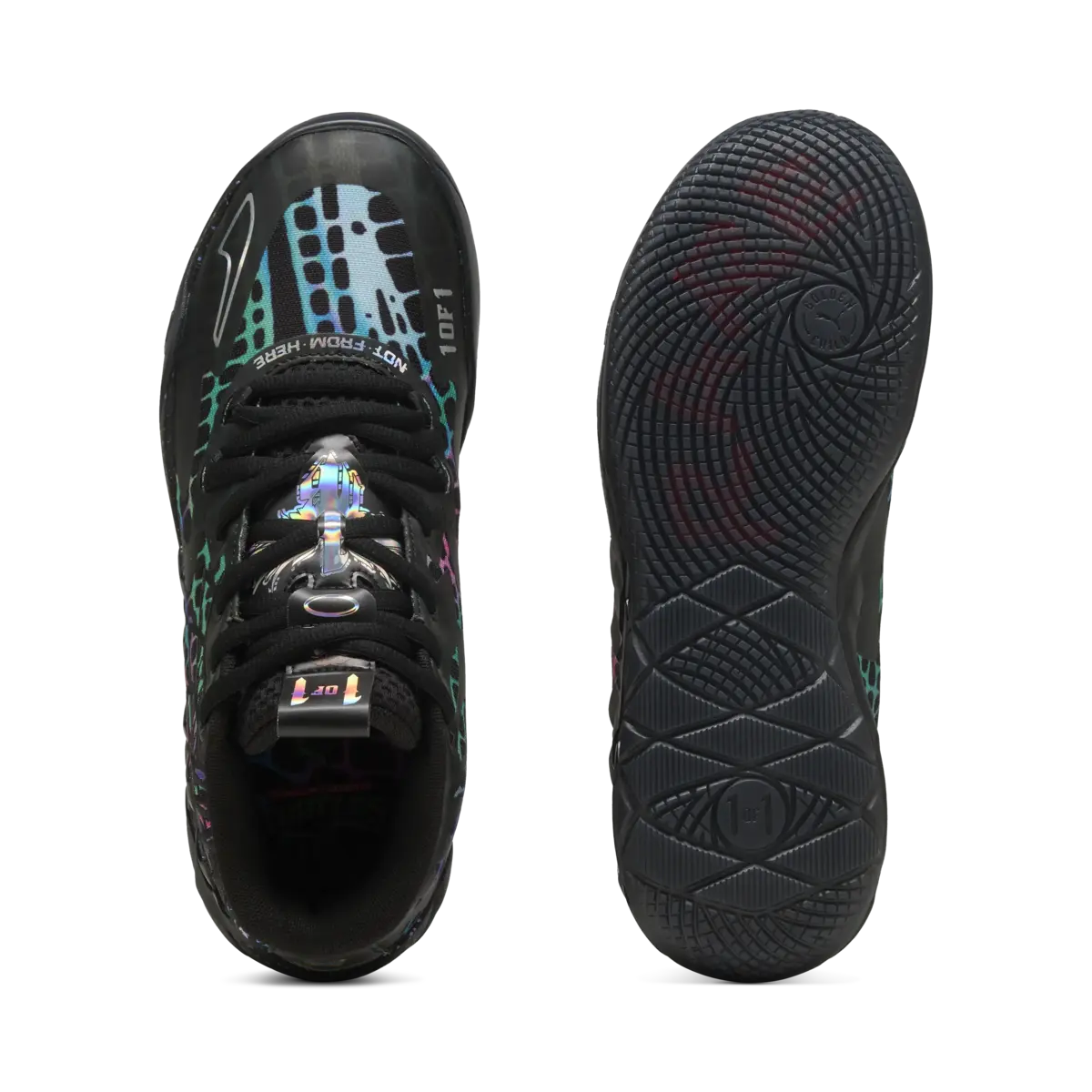 Puma MB.01 TMNT Baxter Stockman Siyah Unisex Basketbol Ayakkabısı
