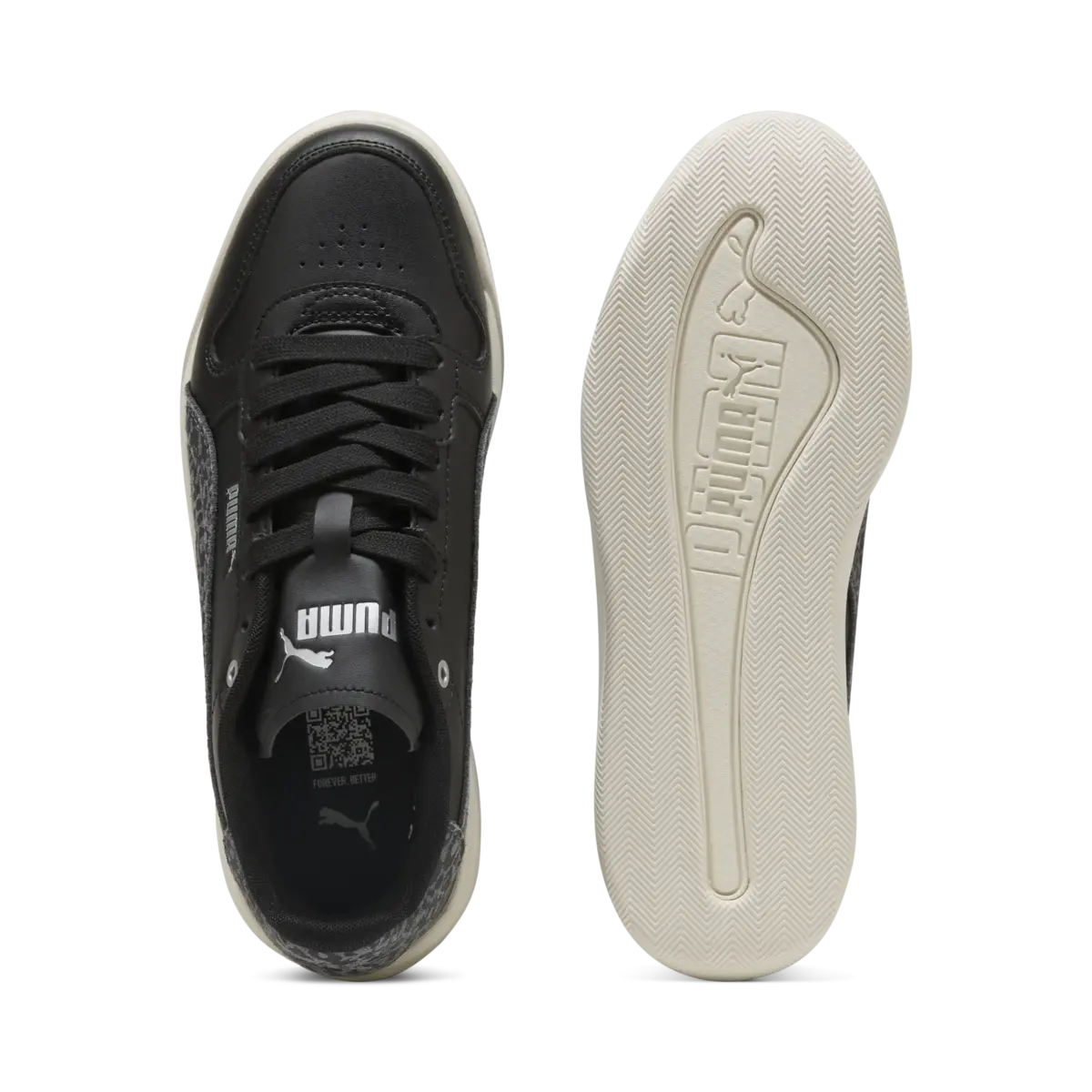 Puma Court Bae Feline Siyah Kadın Spor Ayakkabı