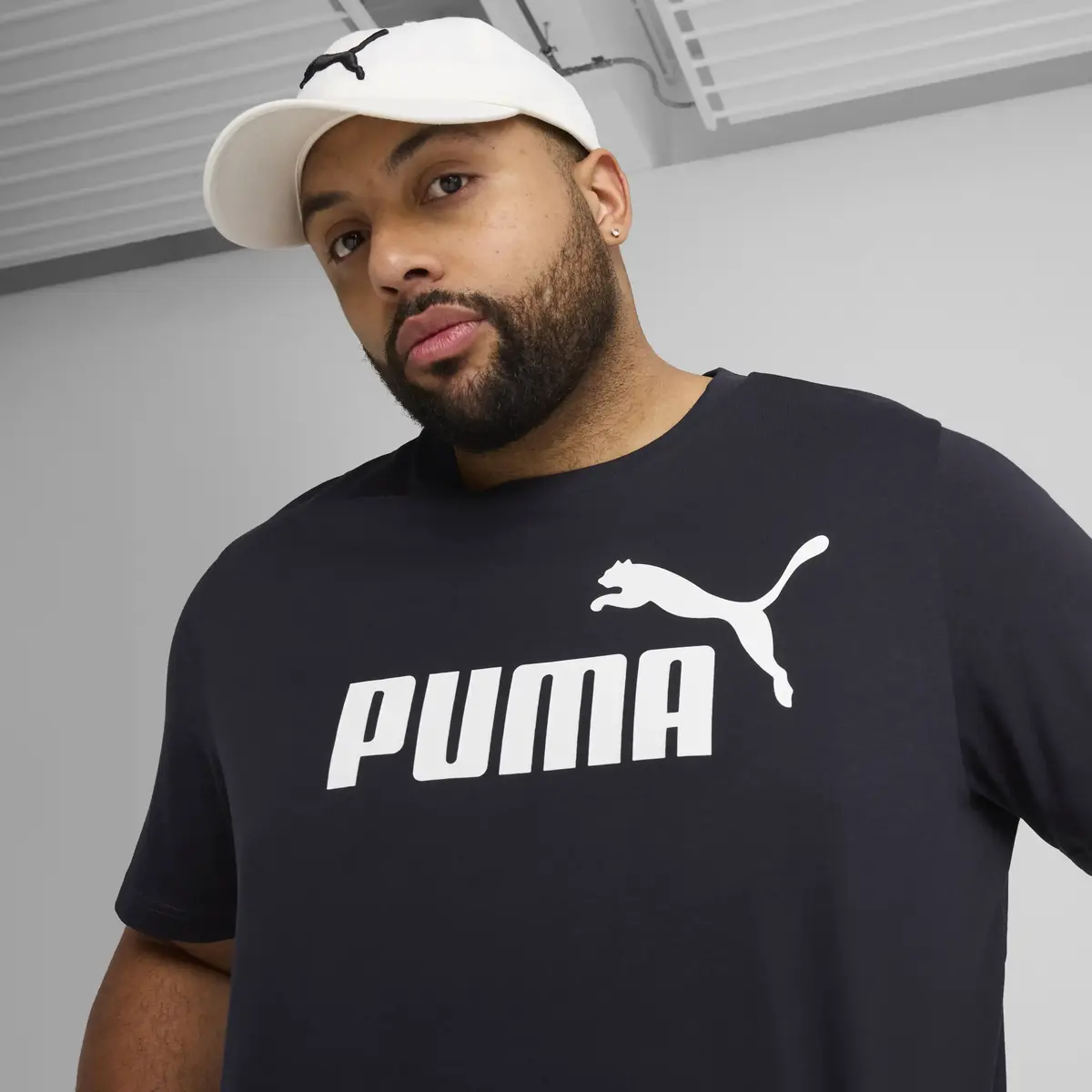Puma ESS No. 1 Logo Tee Siyah Erkek T-Shirt & Polo
