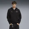 Puma BMW MMS Ess Fleece Jacket Siyah Erkek Fermuarlı Kapüşonlu Sweatshirt