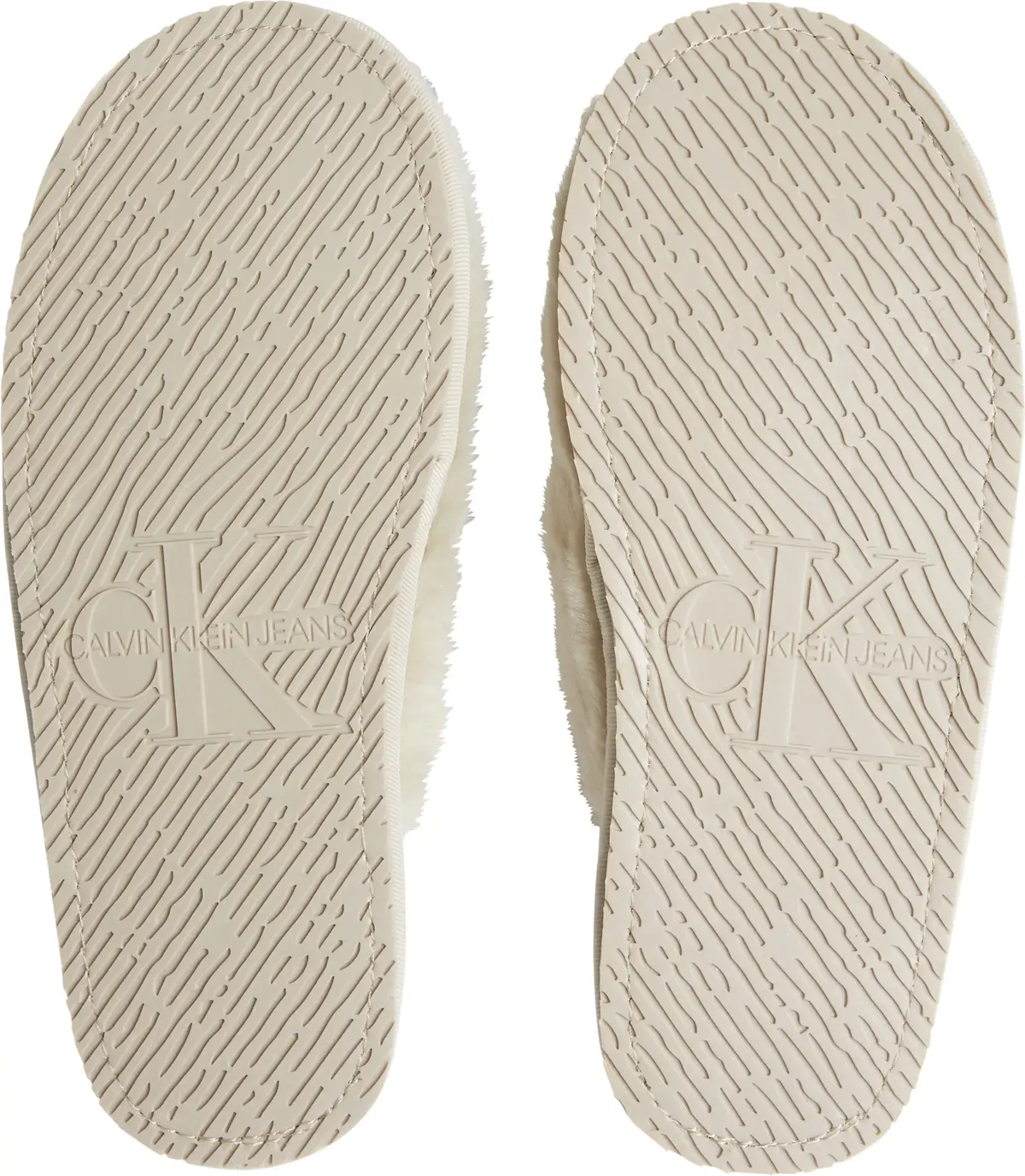 Calvin Klein HOME SLIDE Kadın Krem Terlik