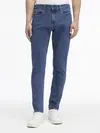 Calvin Klein SLIM FIT MID BLUE, 1A7 Mavi Erkek Jean Pantolon