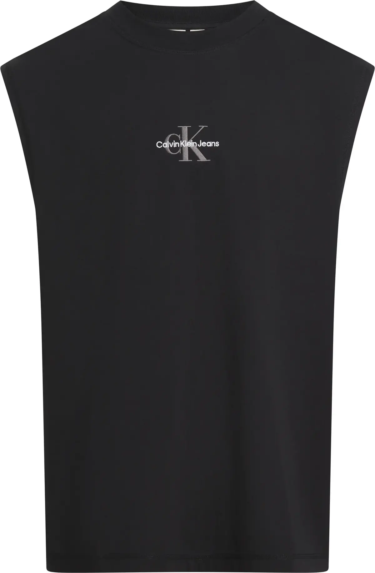Calvin Klein MONOLOGO SLEEVELESS, BEH Siyah Erkek T-Shirt & Polo