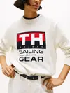 Tommy Hilfiger GI SAILING CREWNECK, YBI Krem Erkek Sweatshirt