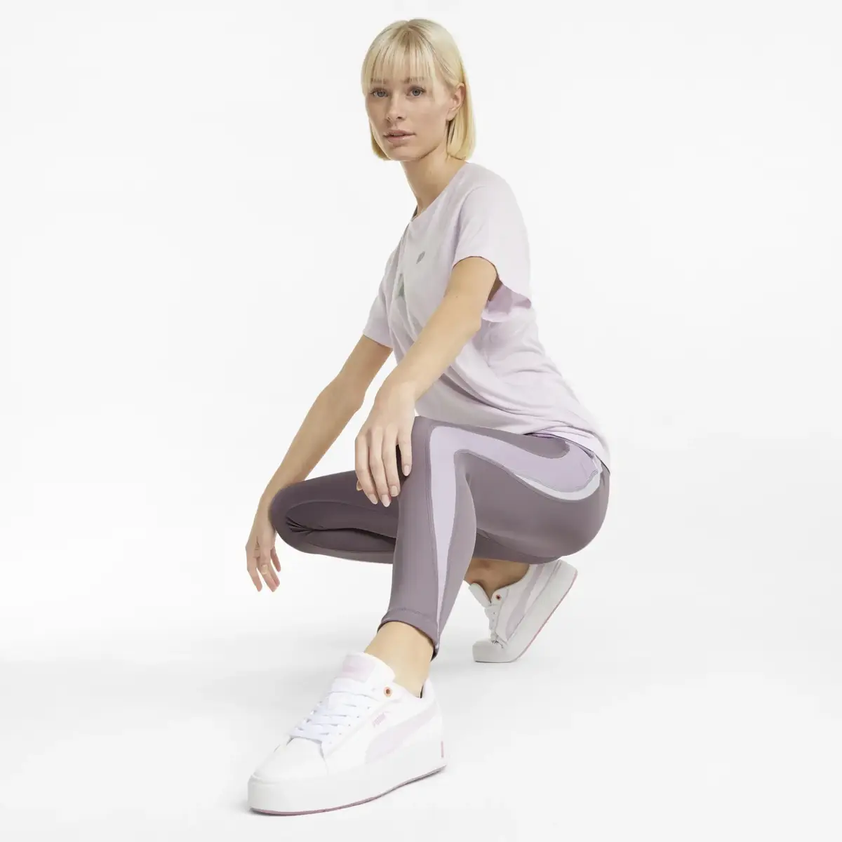 Puma Evostripe Tights Mor Kadın Tayt