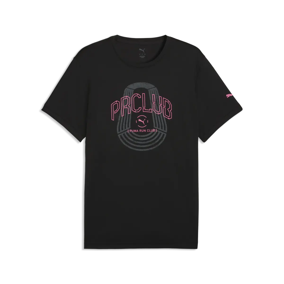 PUMA M Run Club Graphic Tee Siyah Erkek T-Shirt
