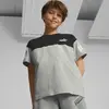 Puma Power Colorblock Tee Gri Erkek Çocuk T-Shirt