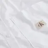 Calvin Klein WOVEN LABEL CROPPED, YAF Beyaz Kadın Gömlek